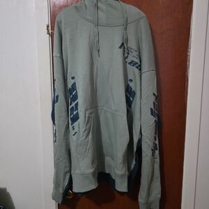 G-Star Sage Green Graphic Pullover Hoodie